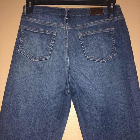 Lands End Womens Jeans Petite Size 8P Original Fit Classic Waist Boot Leg - Picture 5 of 5